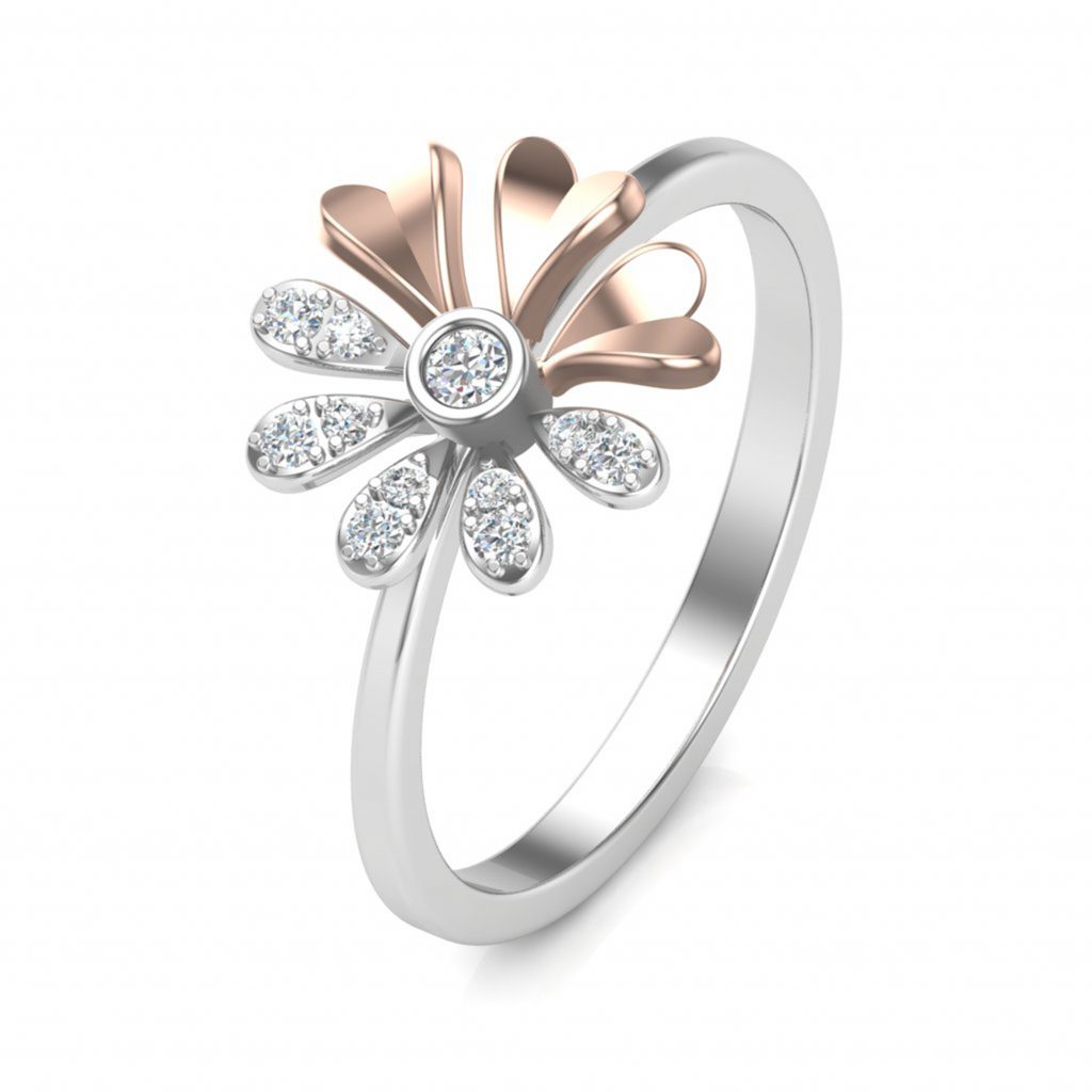 Floral Fusion Gold Ring