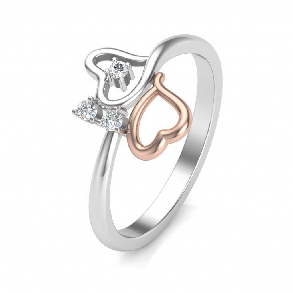 Little Hearts Fusion Gold Ring