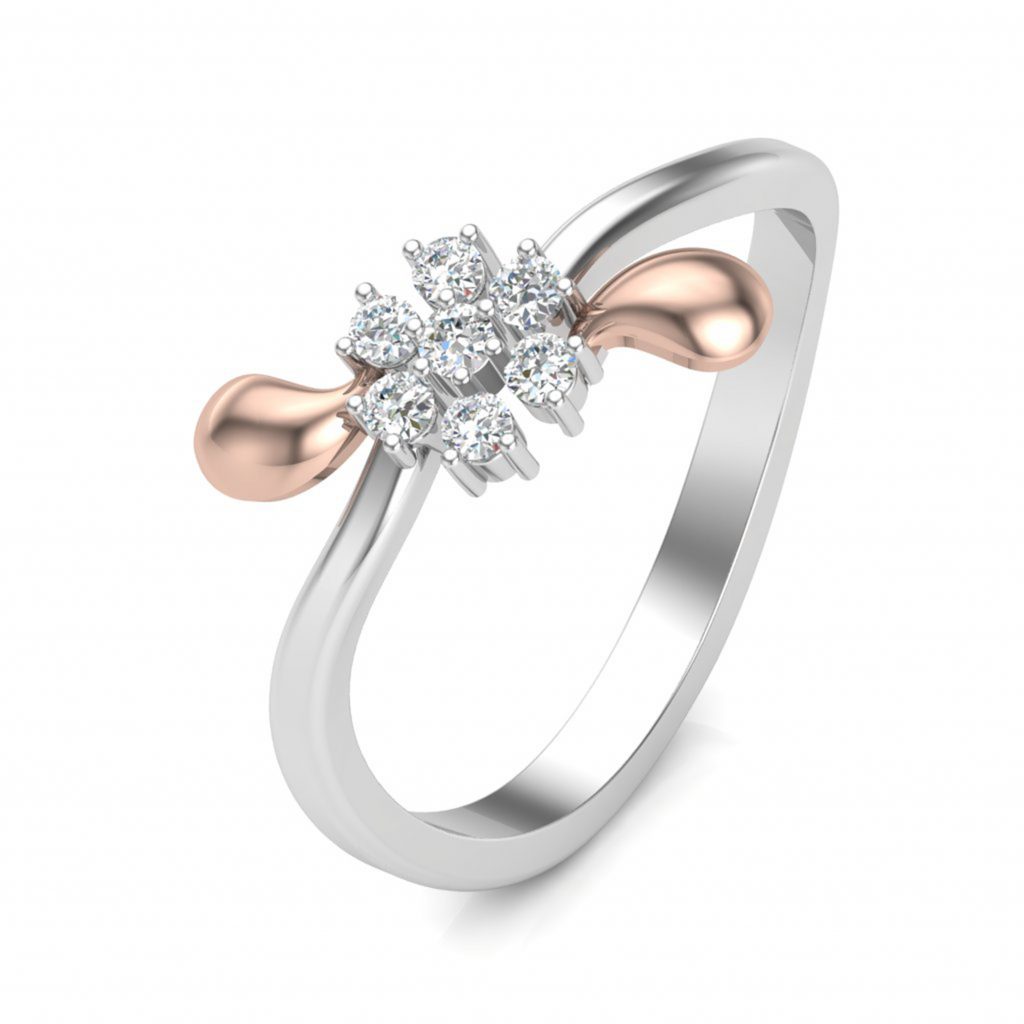 Floral Fusion Gold Ring