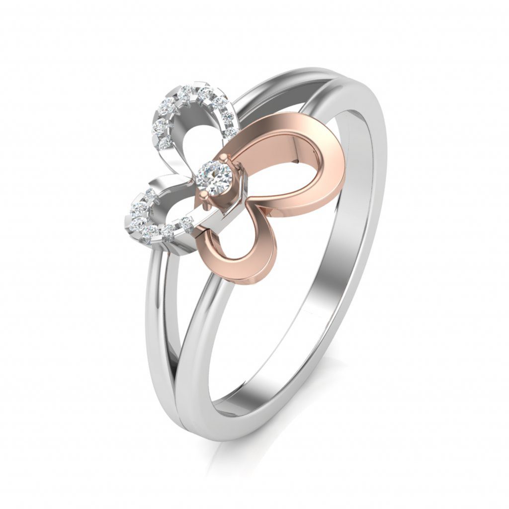 Butterfly Fusion Gold Ring
