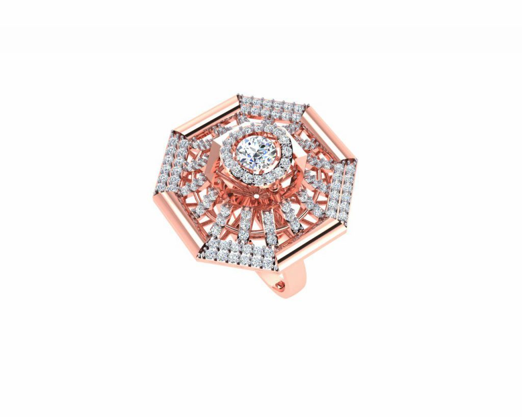 Elegant Rose Gold Ring
