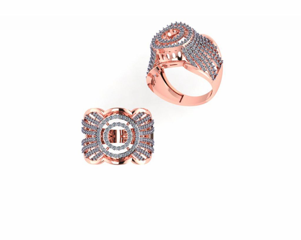 Unique Rose Gold Ring