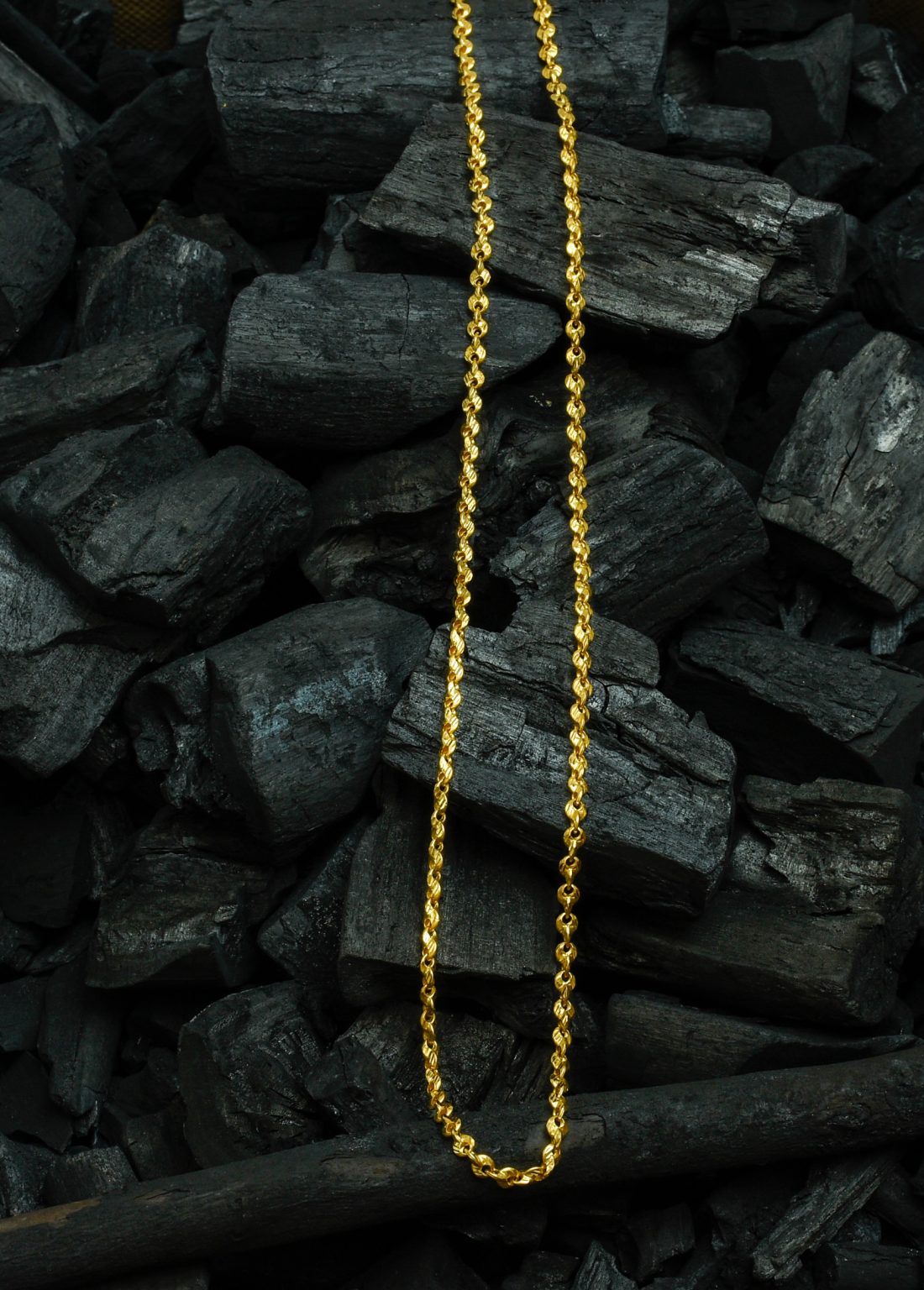 Donut Lock Gold Chain